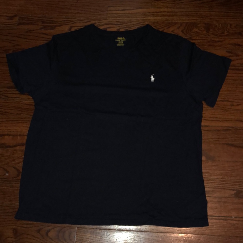 Dark blue POLO Ralph Lauren v-neck T-shirt